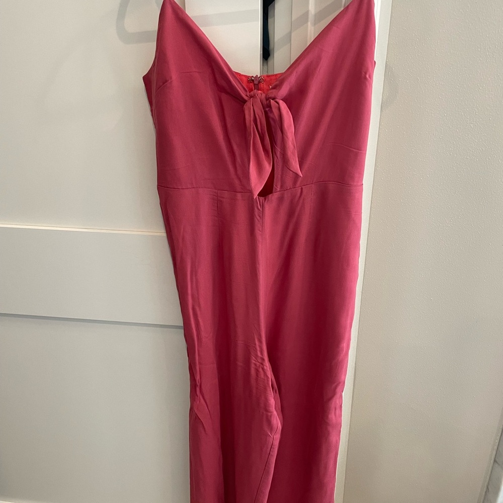 Tobi (Alenna) Keyhole Pink Jumpsuit